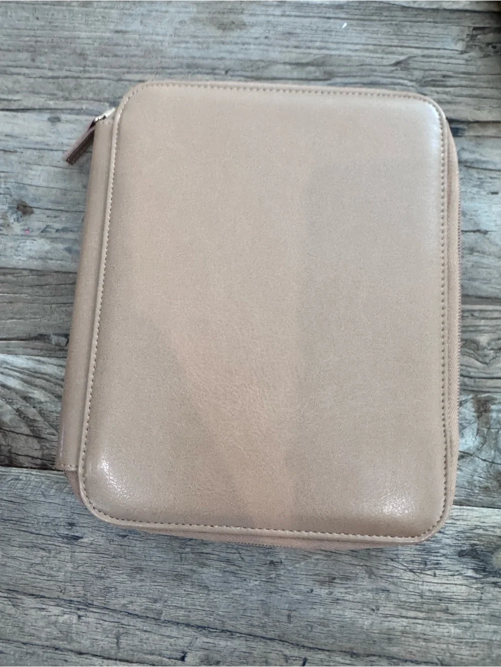 Tablet Sleeve Case - Beige Protective Zipper Cover